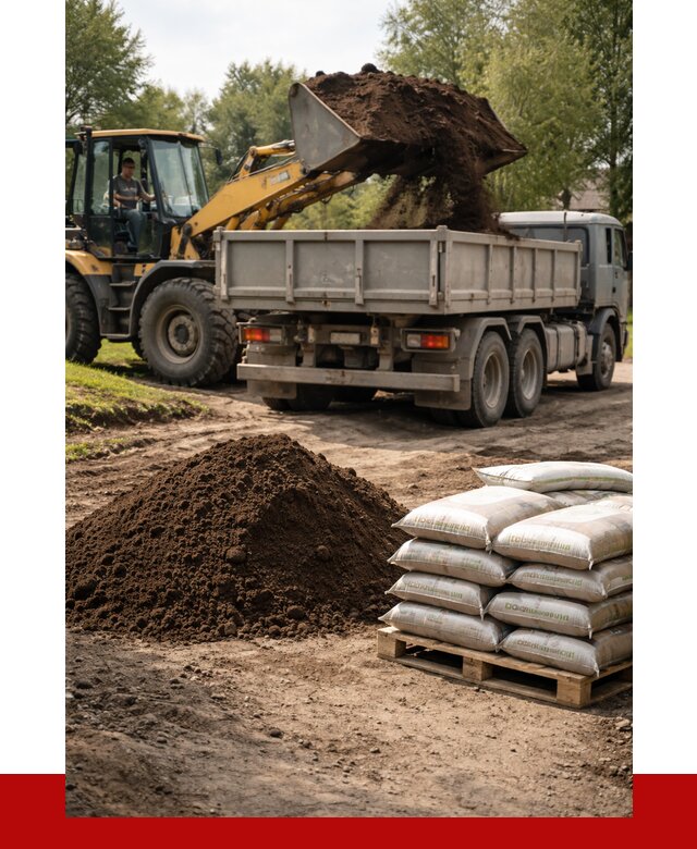 Почвогрунт в Луховицах с доставкой от 3310 р. за куб | ПРОНЕРУДЛхв