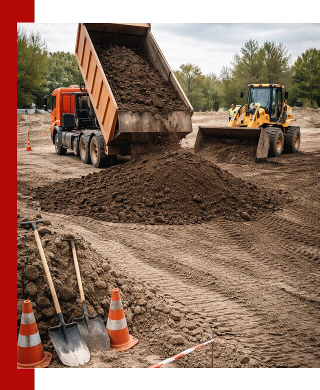 Поставка и доставка планировочного грунта в Луховицах