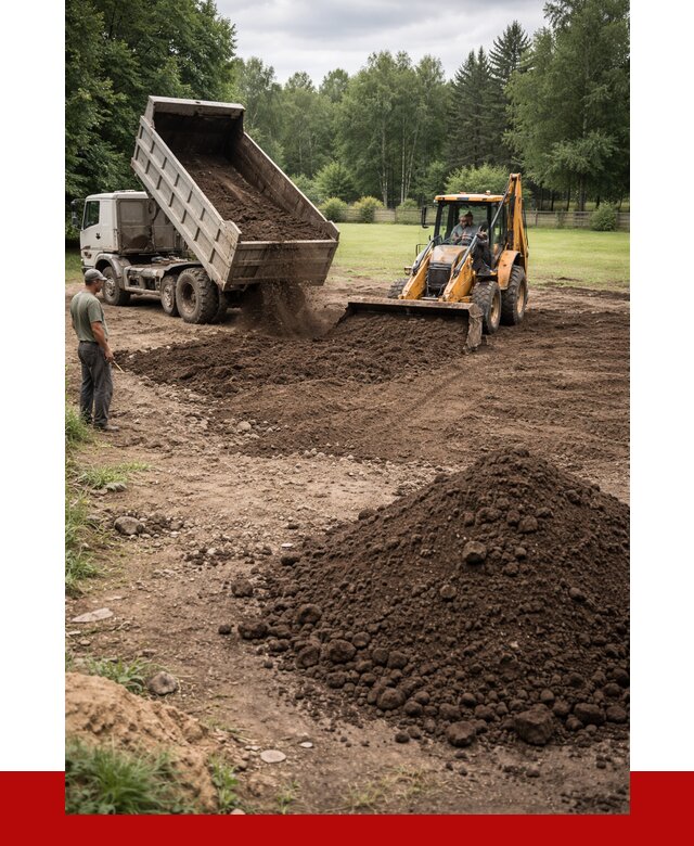 Грунт для выравнивания участка в Луховицах от 1241 р. | ПРОНЕРУДЛхв