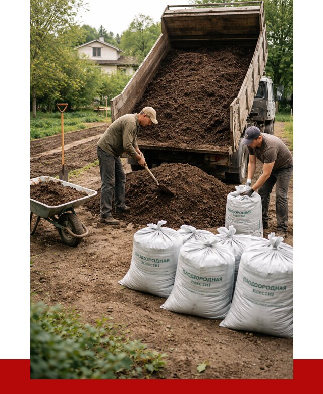 Плодородная смесь в Луховицах от 4345 р./куб с доставкой | ПРОНЕРУДЛхв