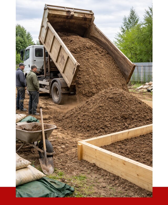 Торфо песчаная смесь в Луховицах с доставкой от 1914 р. | ПРОНЕРУДЛхв