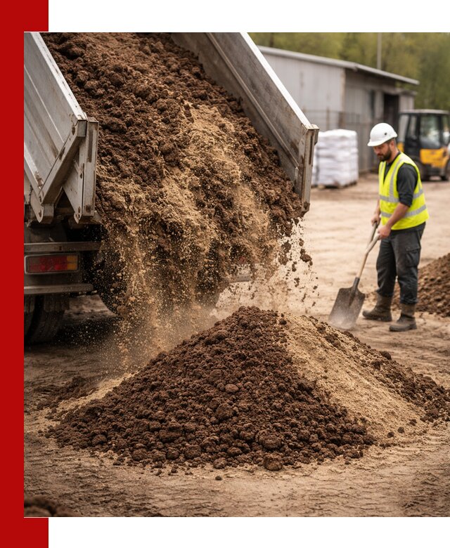 Доставка торфо-песчаной смеси в Луховицах для строительства и озеленения