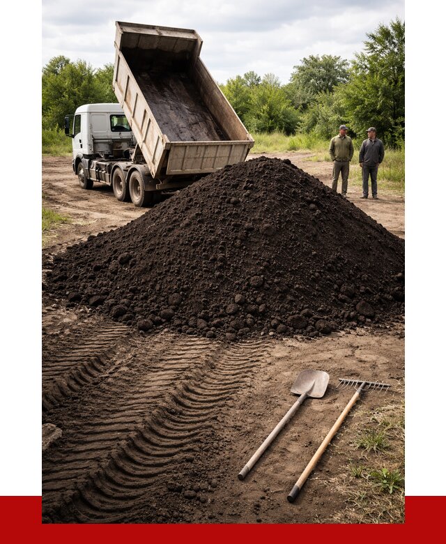 Купить чернозем навалом в Луховицах от 1241 р. за куб | ПРОНЕРУДЛхв