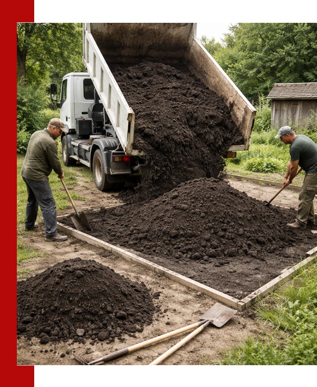 Купить чистый чернозем для огорода с доставкой в Луховицах