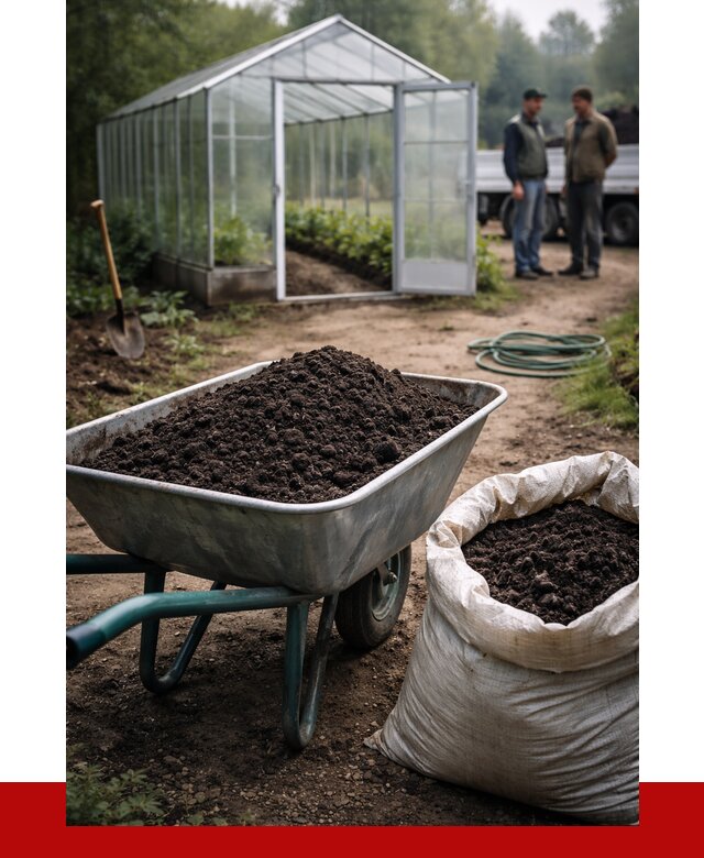 Чернозем для теплицы в Луховицах с доставкой от 1552 р. | ПРОНЕРУДЛхв