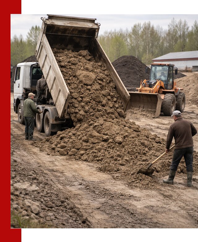 Доставка глин и суглинков в Луховицах оптом и вкрай