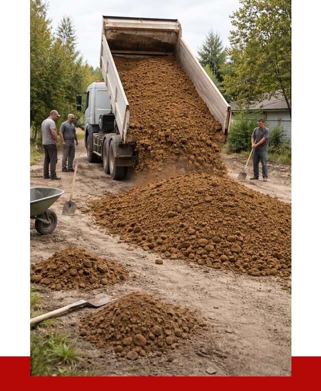 Купить суглинок с доставкой в Луховицах от 2586 р. за куб | ПРОНЕРУДЛхв