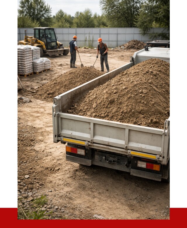 Супесь с доставкой в Луховицах от 2535 р. за куб | ПРОНЕРУДЛхв