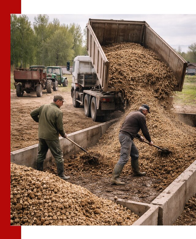 Куриный помет с доставкой в Луховицах оптом и в розницу