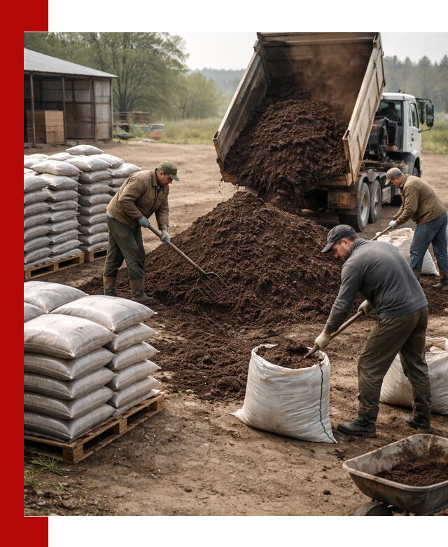 Доставка компоста оптом и в розницу в Луховицах
