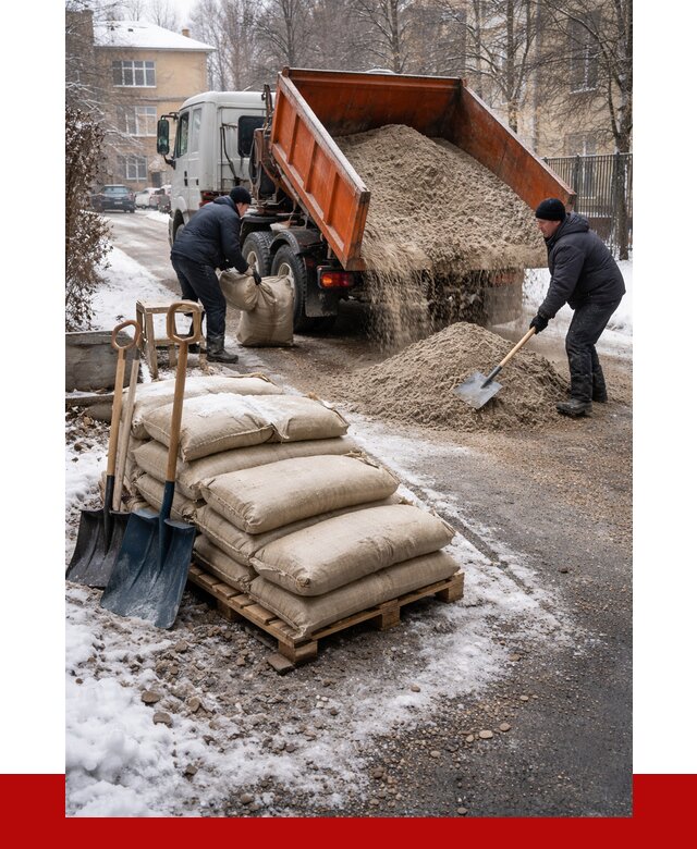 Противогололедные материалы оптом в Луховицах от 4345 р. | ПРОНЕРУДЛхв
