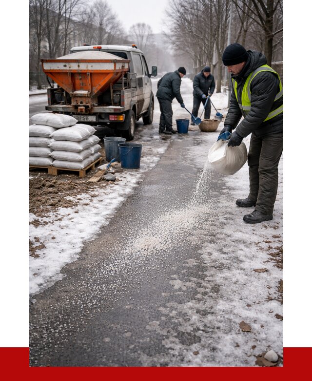 Реагент против гололеда в Луховицах с доставкой от 4655 р. | ПРОНЕРУДЛхв