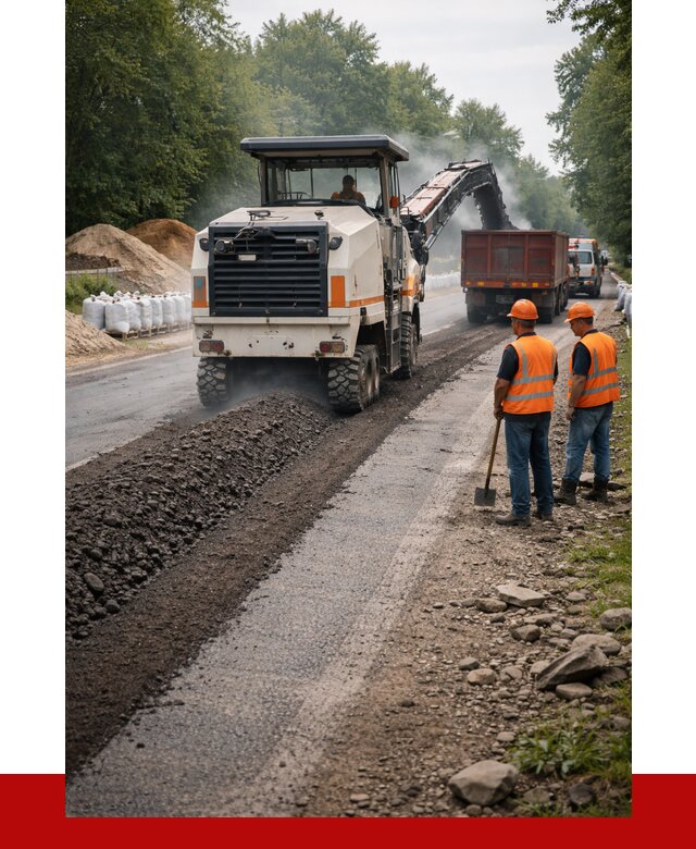 Фрезерованный асфальт в Луховицах от 2276 р./куб. | ПРОНЕРУДЛхв