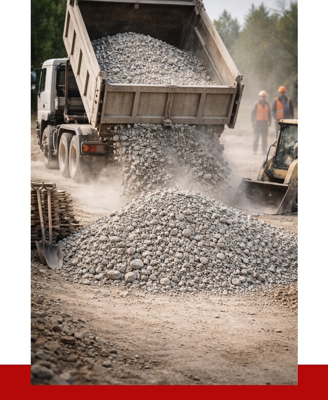 Купить дробленый бетон в Луховицах от 1759 р./куб | ПРОНЕРУДЛхв