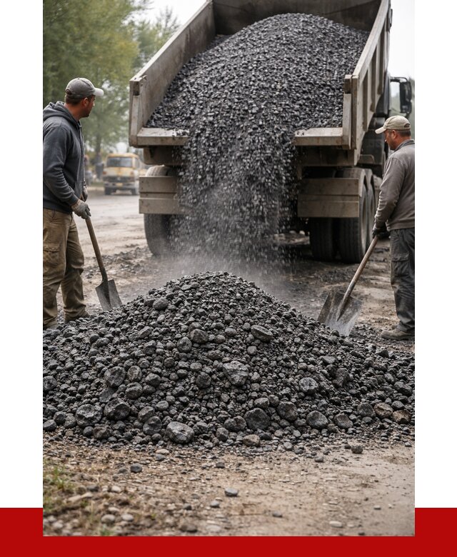 Дробленый асфальт в Луховицах от 2897 р. с доставкой | ПРОНЕРУДЛхв