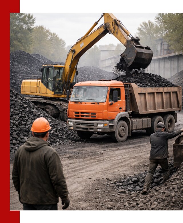 Доставка угля автотранспортом в Луховицах быстро и выгодно