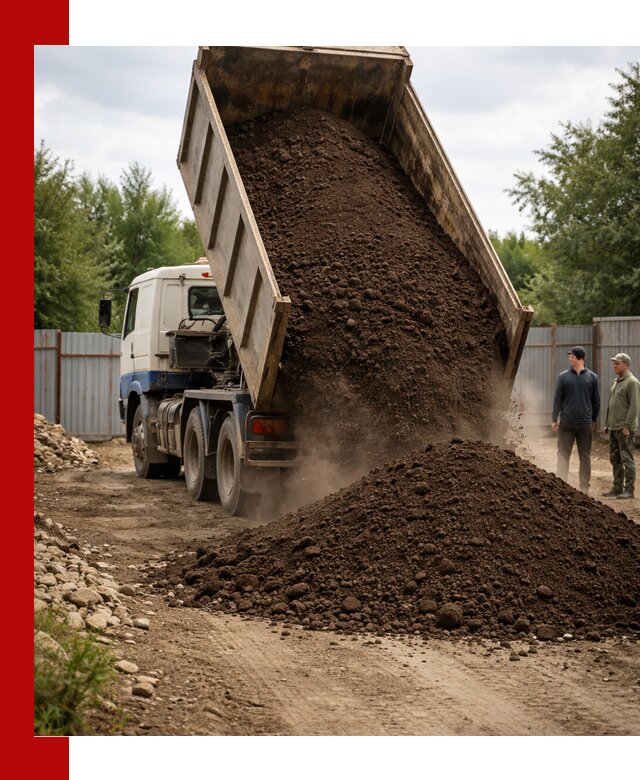 Доставка самосвалом 10 кубов в Луховицах быстро и надёжно