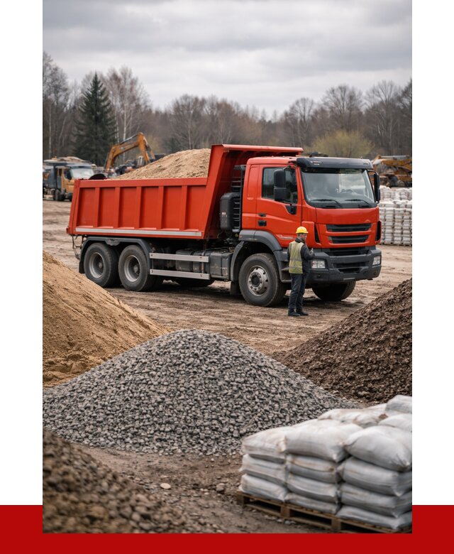 Доставка самосвалом 25 кубов в Луховицах от 7759 р. | ПРОНЕРУДЛхв