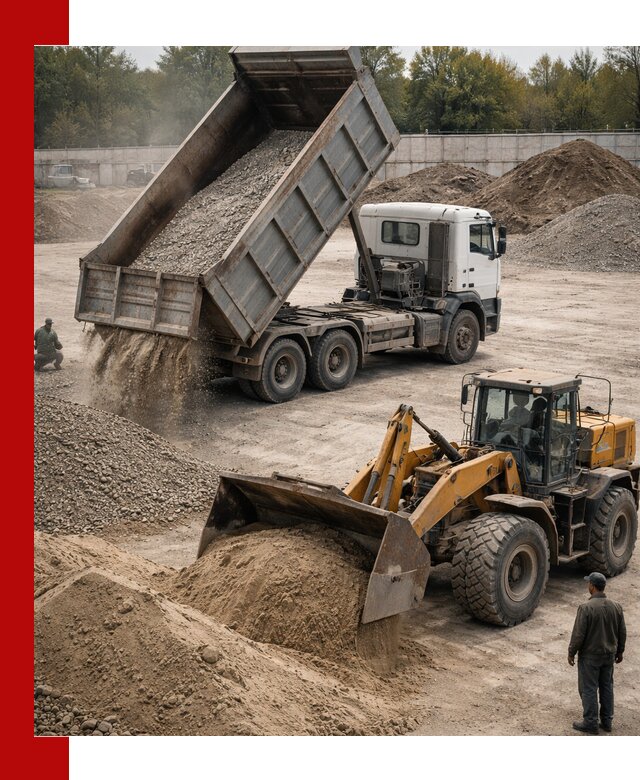 Перевозка сыпучих грузов самосвалами и бортовыми в Луховицах