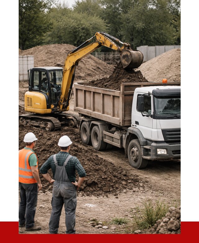 Вывоз грунта в Луховицах от 4655 р. самосвалом | ПРОНЕРУДЛхв