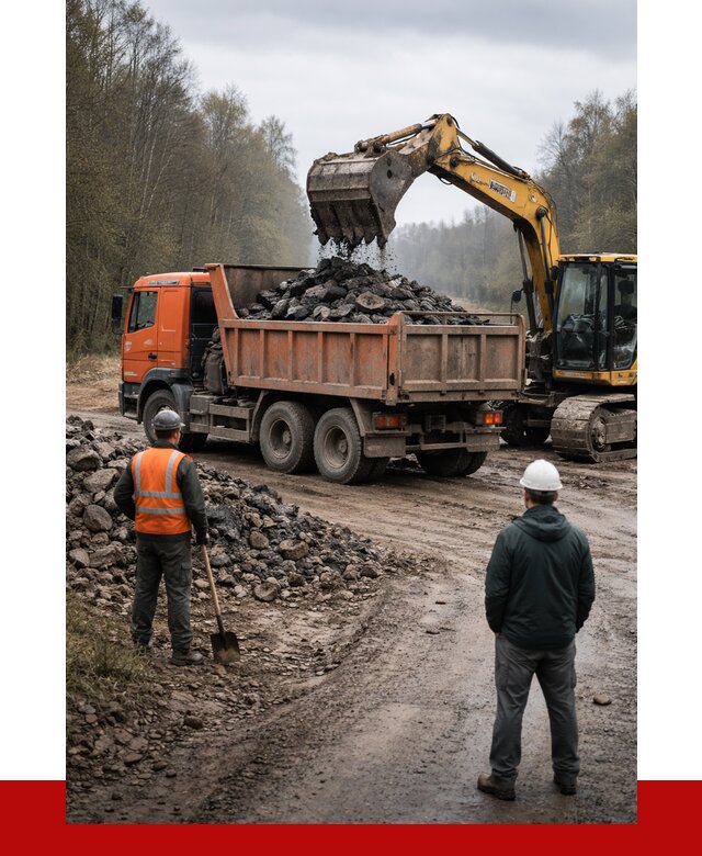 Вывоз асфальта в Луховицах от 4655 р. самосвалом ПРОНЕРУДЛхв