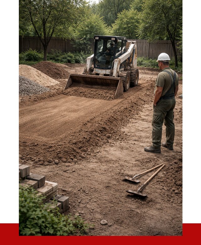 Выравнивание участка под ключ в Луховицах от 3621 р. | ПРОНЕРУДЛхв
